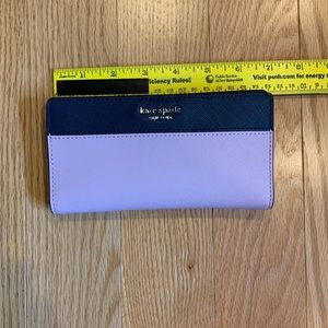 KATE SPADE NWT purple and blue wallet